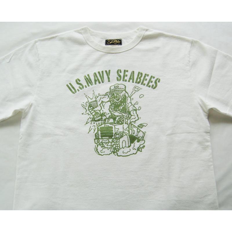 COLIMBO コリンボ T-シャツ ZX-0410 Montauk Tee”U.S.N.Seabees