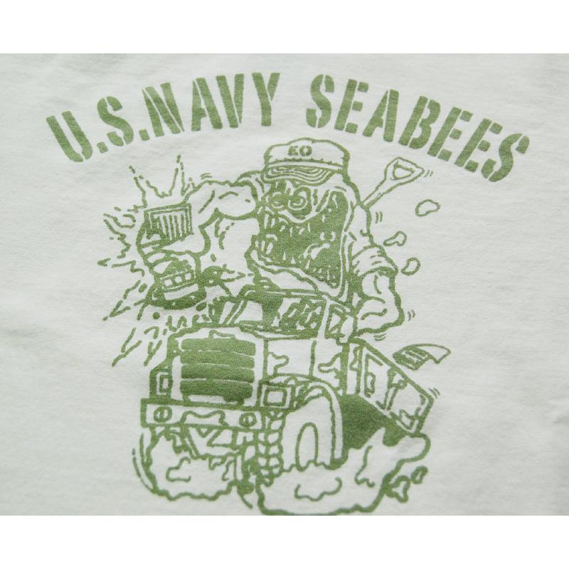 COLIMBO コリンボ T-シャツ ZX-0410 Montauk Tee”U.S.N.Seabees