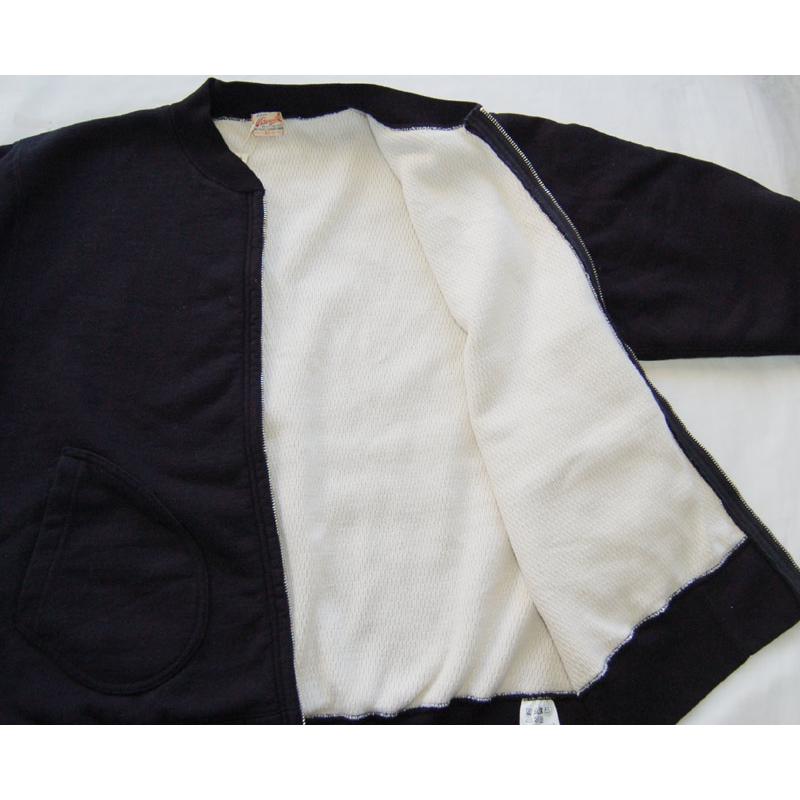 WHITESVILLE　ホワイツビル WV69035 / SET-IN ZIP SWEAT SHIRT THERMAL LINING｜takeoff-clothing｜10