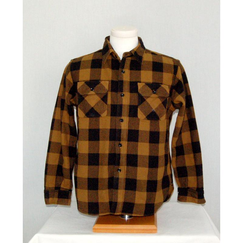 トップス DELUXEWARE \"50s BUFFALO CHECK\" DELUXEWARE（デラックスウエア） ネルシャツ 50s BUFFALO CHECK 長袖