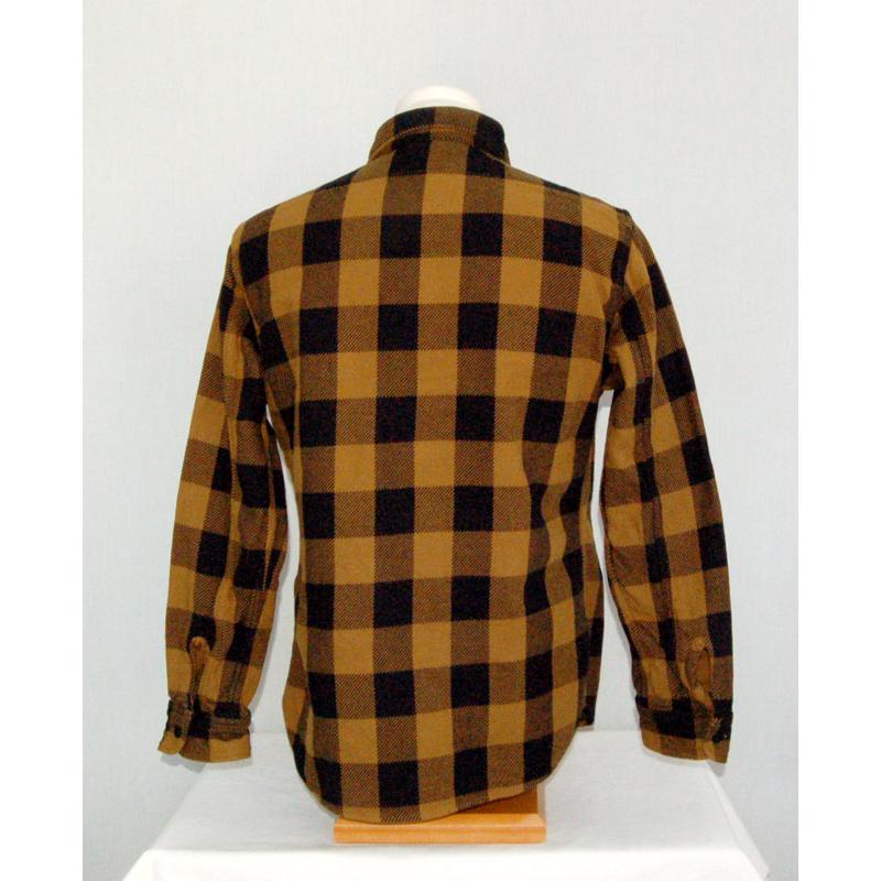 DELUXEWARE デラックスウエア 長袖シャツ 50s BUFFALO CHECK(MUSTARD