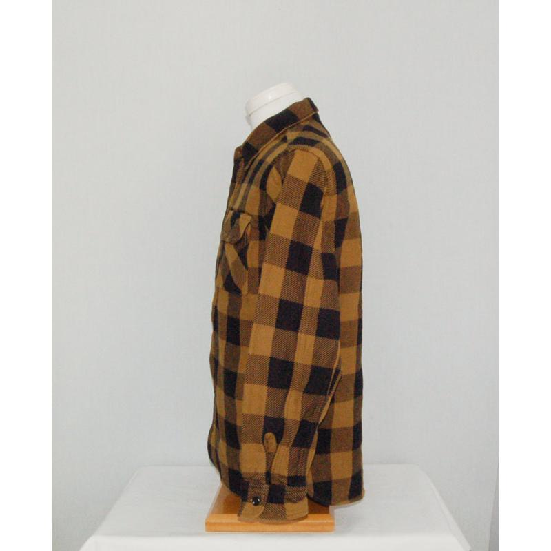 DELUXEWARE デラックスウエア 長袖シャツ 50s BUFFALO CHECK(MUSTARD