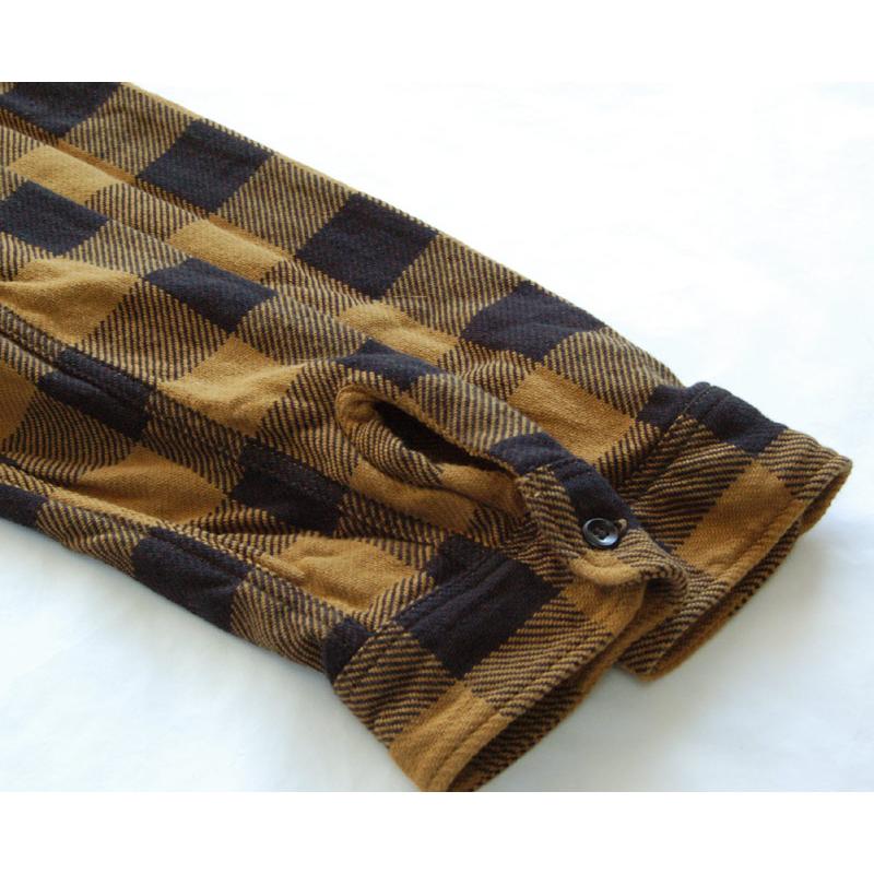 DELUXEWARE デラックスウエア 長袖シャツ 50s BUFFALO CHECK(MUSTARD