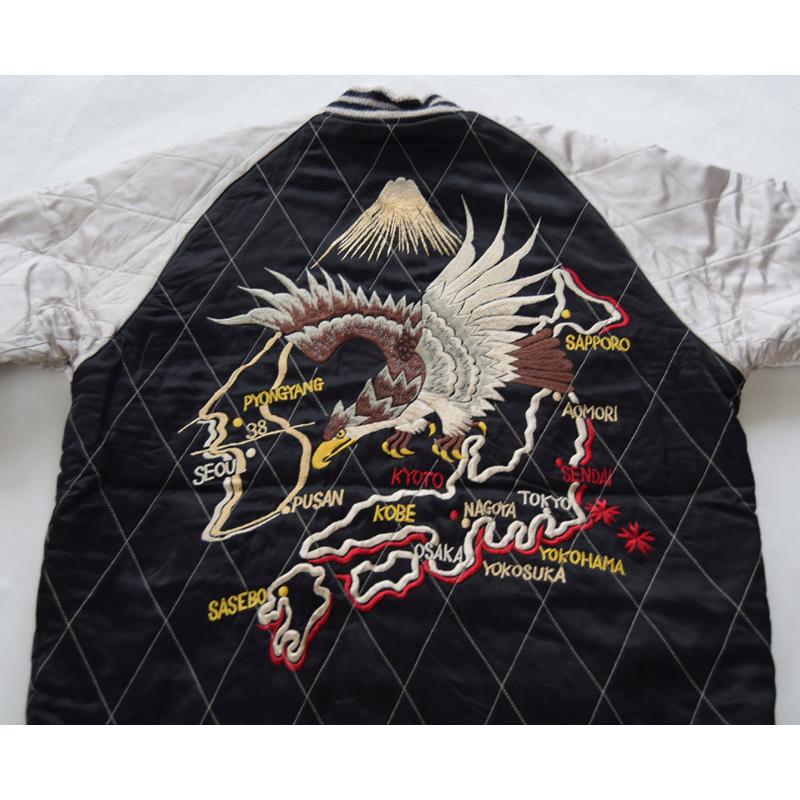 テーラー東洋 港商　TT15417-119 東洋スカジャン・港商SPECIAL EDITION「EAGLE & JAPAN MAP×DRAGON