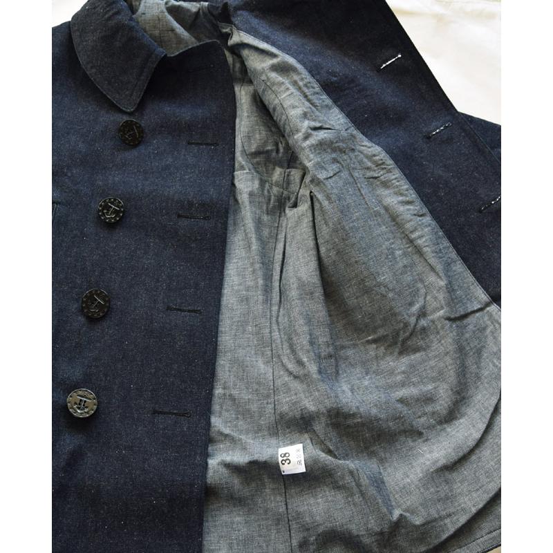 WAREHOUSEウエアハウス アウターLot 2205 1920'S WW1 STYLE U.S.NAVY 13STARS PEA COAT(インディコデニム)の画像