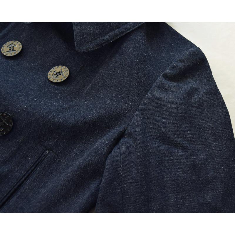 WAREHOUSEウエアハウス アウターLot 2205 1920'S WW1 STYLE U.S.NAVY 13STARS PEA COAT(インディコデニム)の画像