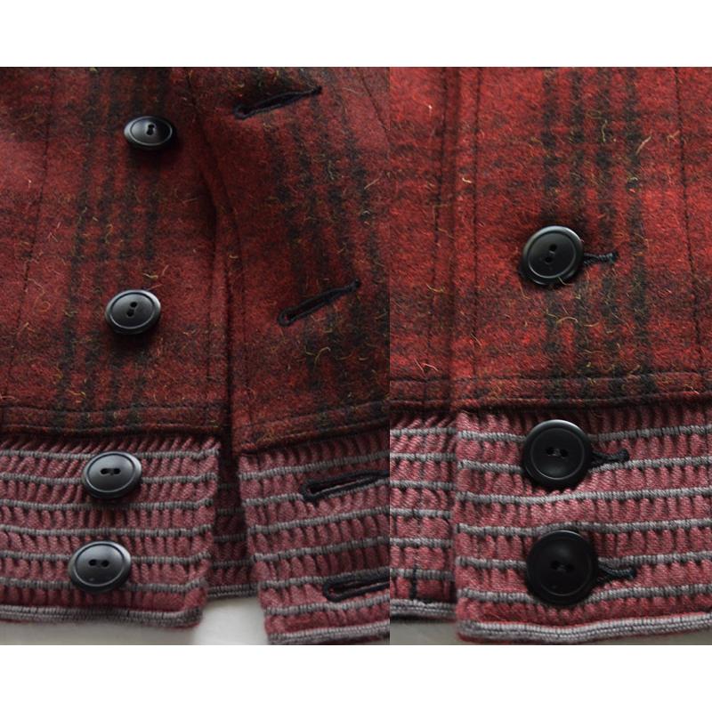 WAREHOUSEウエアハウス アウター 2217 C.C.C.LUMBER JACK BUFFALO CHECH(RED/BLACK)の画像
