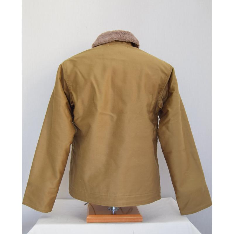 Buzz Rickson's(バズリクソンズ) フライトジャケット BR15345 N-1 Khaki “NAVY DEPARTMENT DEMOTEX-ED”の画像