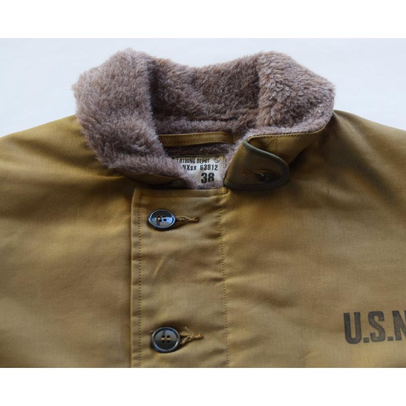 Buzz Rickson's(バズリクソンズ) フライトジャケット BR15345 N-1 Khaki “NAVY DEPARTMENT DEMOTEX-ED”の画像