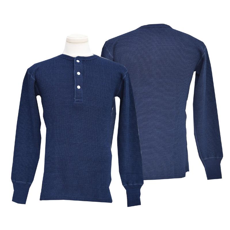 WAREHOUSE ウエアハウス 5912 インディゴ 4本針ヘンリーネック