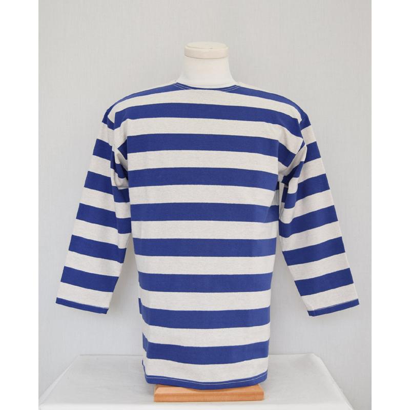 WAREHOUSEウエアハウス ロングスリーブ 4051　2インチボーダー7分袖