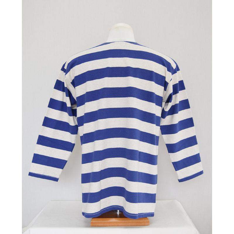 WAREHOUSEウエアハウス ロングスリーブ 4051　2インチボーダー7分袖