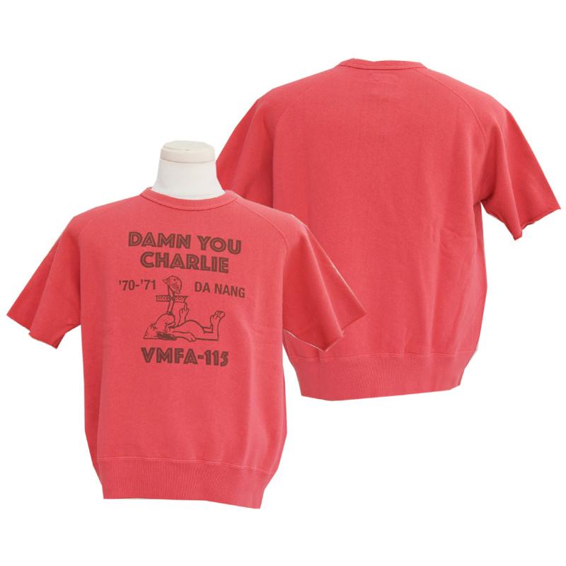 COLIMBO コリンボ 半袖スウェットZZ-0401 Lagergeld Cut-off Sweat 