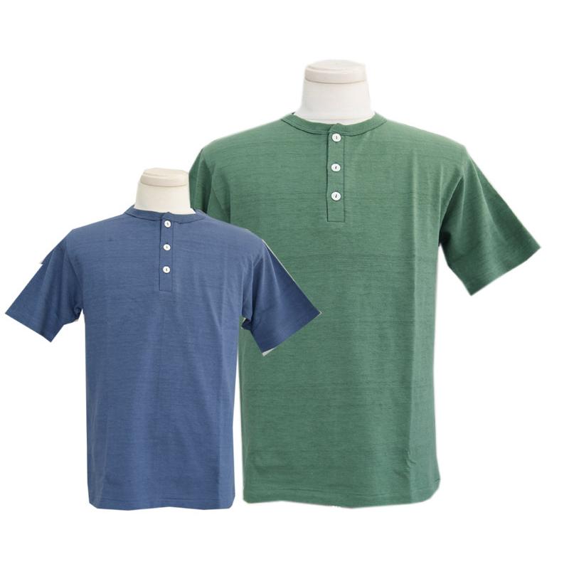WAREHOUSE ウエアハウス 4601 Tシャツ ヘンリーネックTee 無地(MC