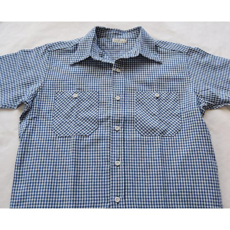 WAREHOUSE ウエアハウス 半袖シャツ 3056 SHORT SLEEVE CHECK WORK
