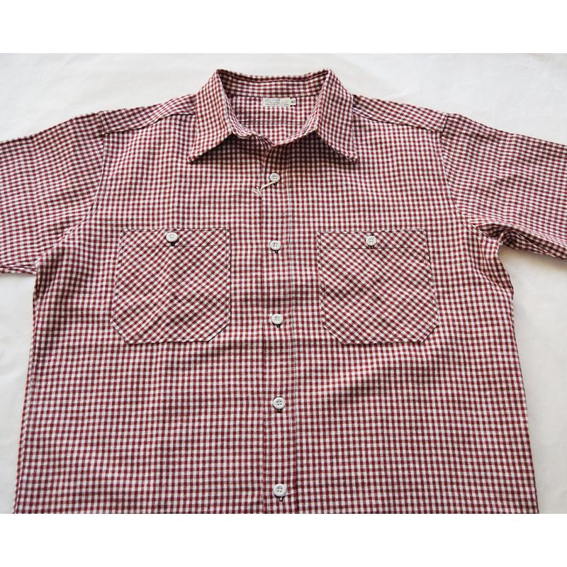 WAREHOUSE ウエアハウス 半袖シャツ 3056 SHORT SLEEVE CHECK WORK