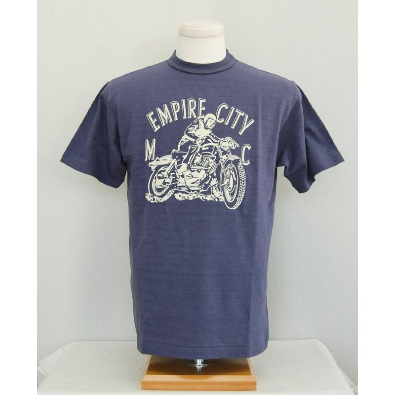 WAREHOUSEウエアハウス T-シャツ 4601 EMPIRE CITY フロッキープリント