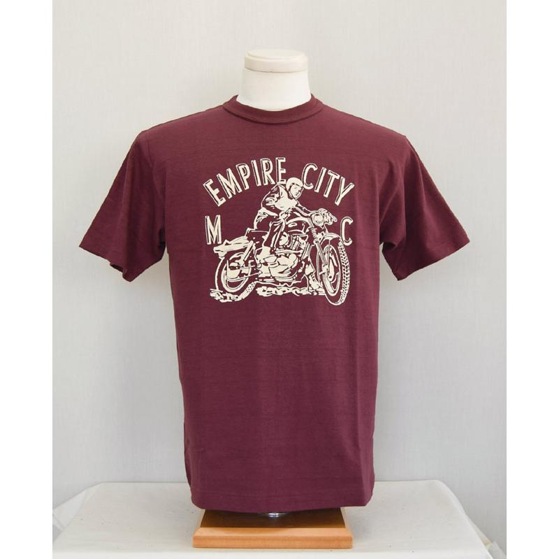 WAREHOUSEウエアハウス T-シャツ 4601 EMPIRE CITY フロッキープリント