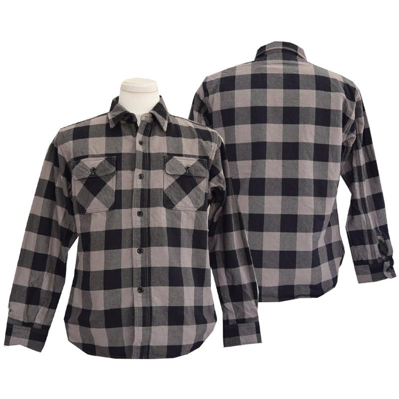 DELUXEWARE デラックスウエア 長袖シャツ HV-00A-50s BUFFALO CHECK