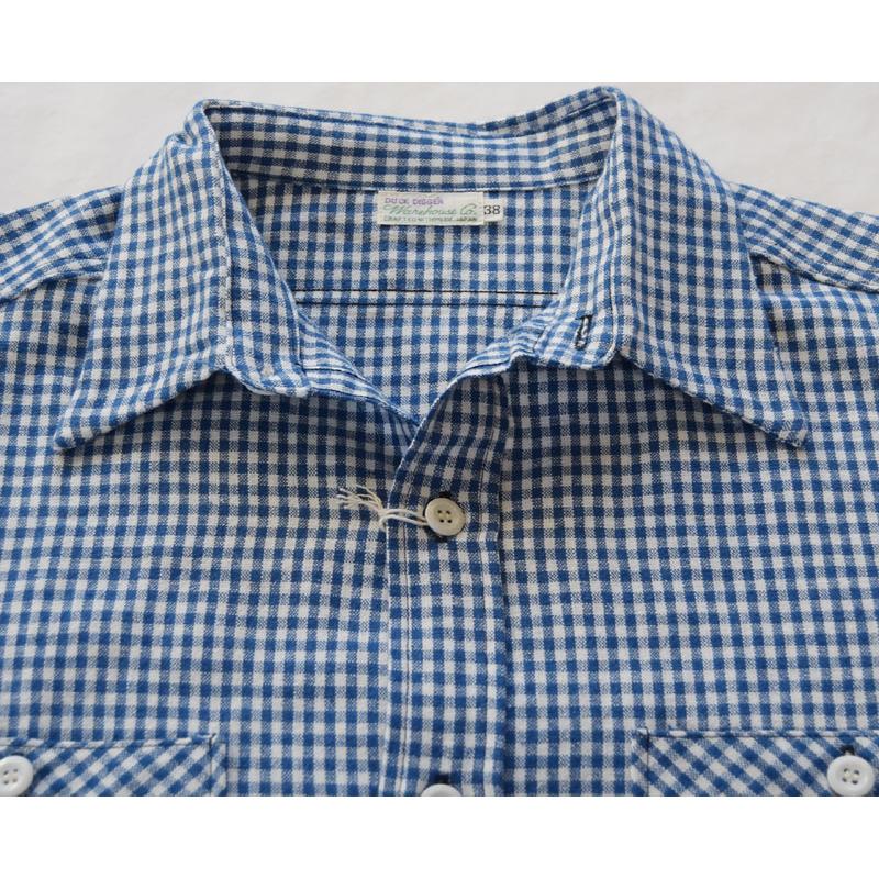 WAREHOUSE ウエアハウス 長袖シャツ 3055 LONG SLEEVE CHECK WORK