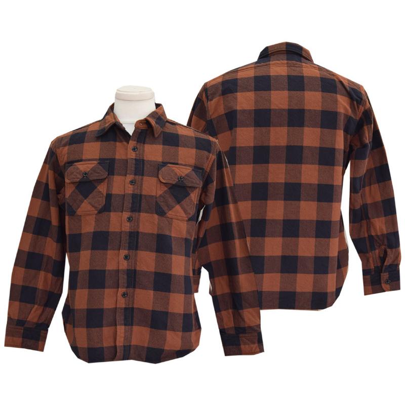 DELUXEWARE 品番：HV-00A...50s BUFFALO CHECK DELUXEWARE デラックスウエア 長袖シャツ HV-00A-50s BUFFALO CHECK