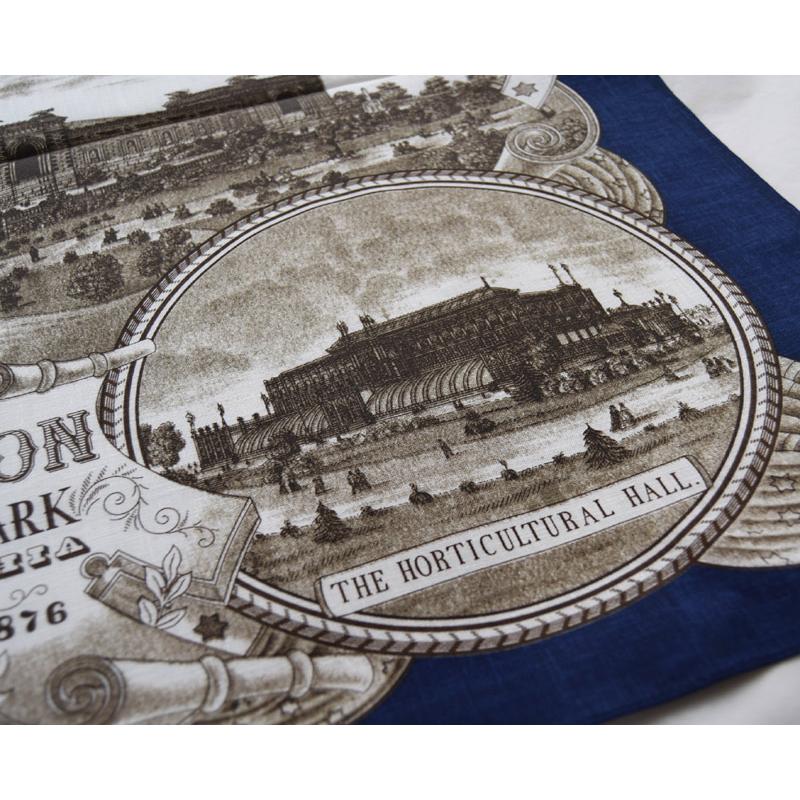 WAREHOUSE Selvedge Memorial Hall Vintage Print WH5246 Bandana