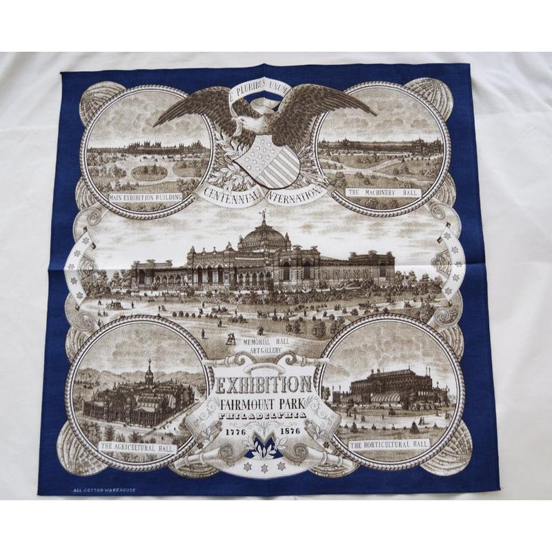 WAREHOUSE ウエアハウス バンダナ 5246 SELVEDGE BANDANA / MEMORIAL