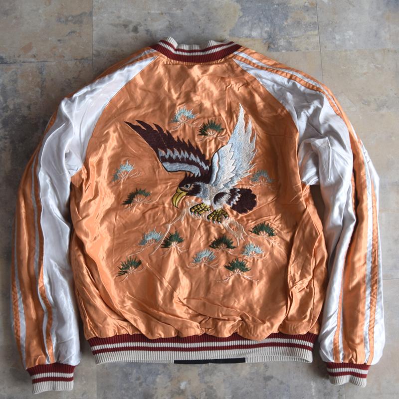 TAILOR TOYO テーラー東洋スカジャンAcetate Souvenir Jacket WHITE