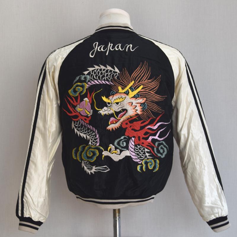TAILOR TOYO テーラー東洋スカジャンAcetate Souvenir Jacket WHITE