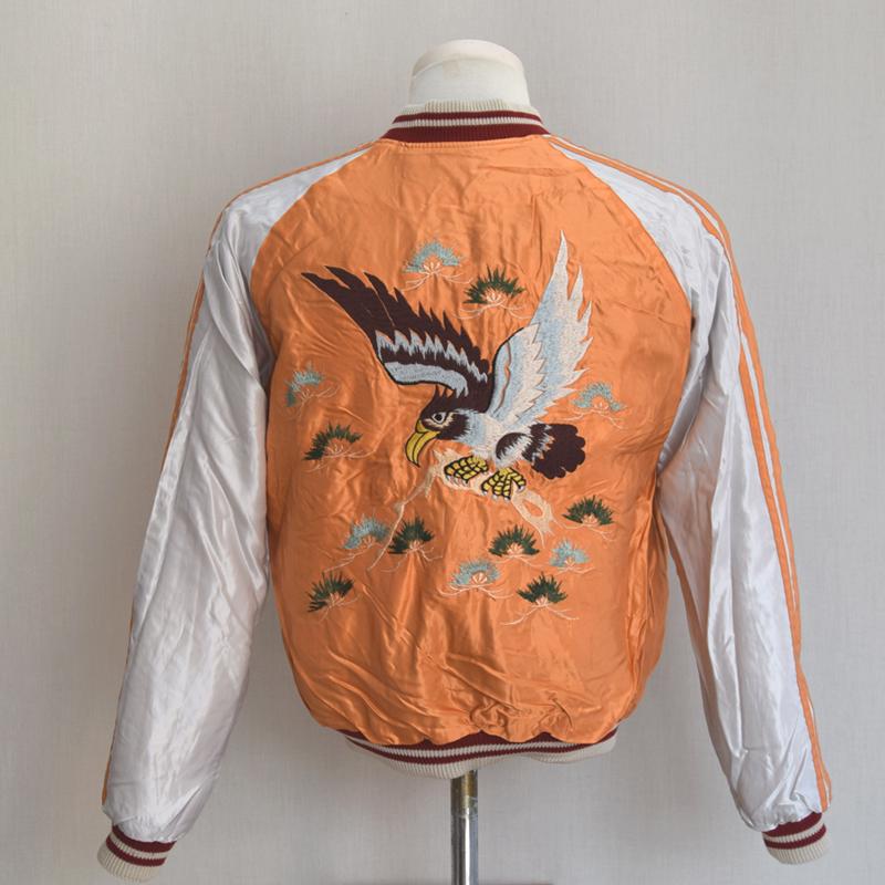 TAILOR TOYO テーラー東洋スカジャンAcetate Souvenir Jacket WHITE