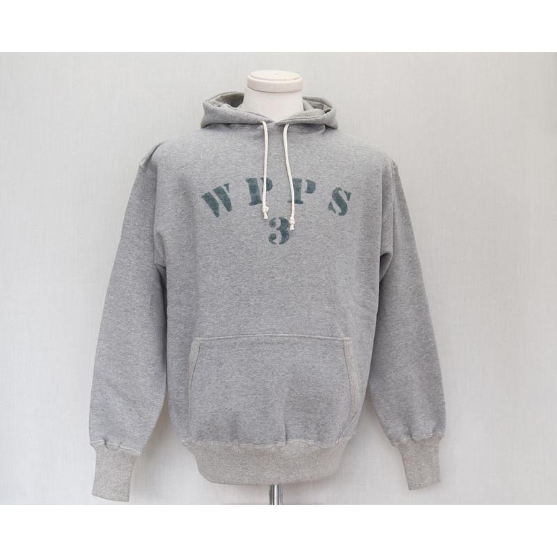 WAREHOUSE ウエアハウス 2本針スウェットフード WPPS Lot 450/杢グレー