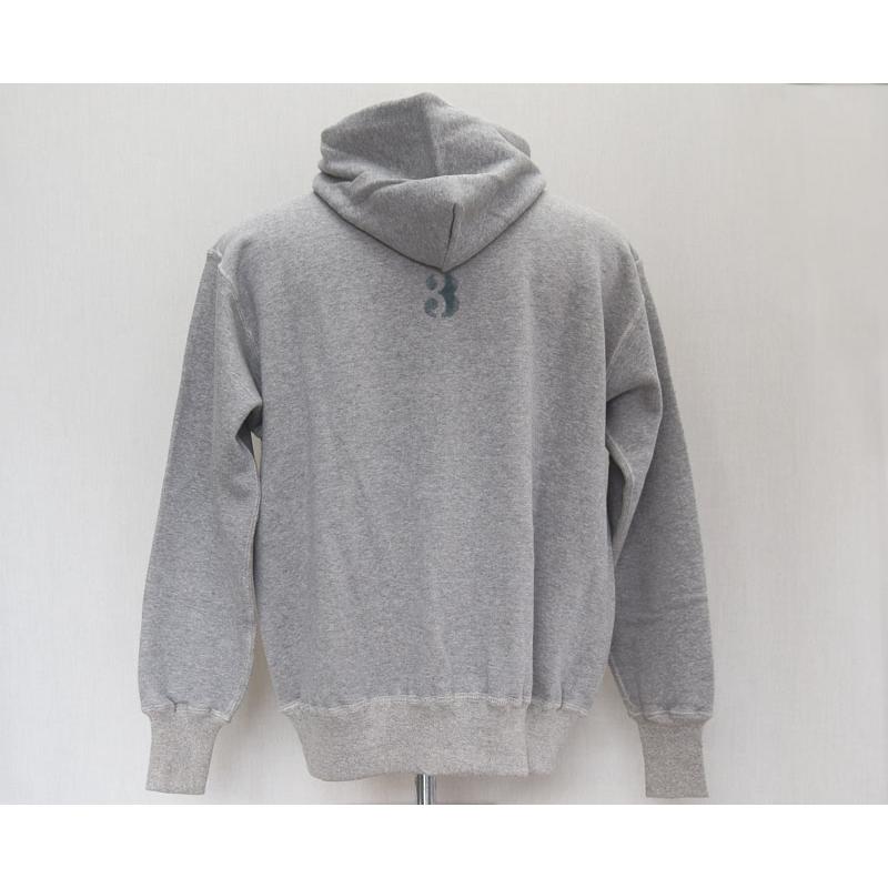 WAREHOUSE ウエアハウス 2本針スウェットフード WPPS Lot 450/杢グレー