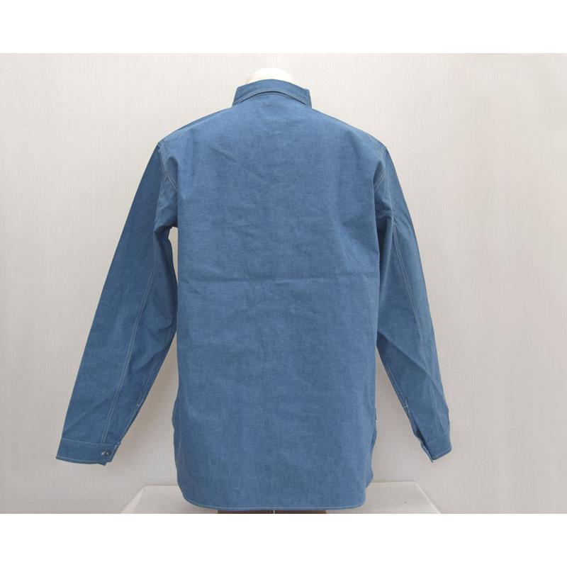 WAREHOUSE ウエアハウス PULLOVER CHAMBRAY SHIRTS NVY lot 3059