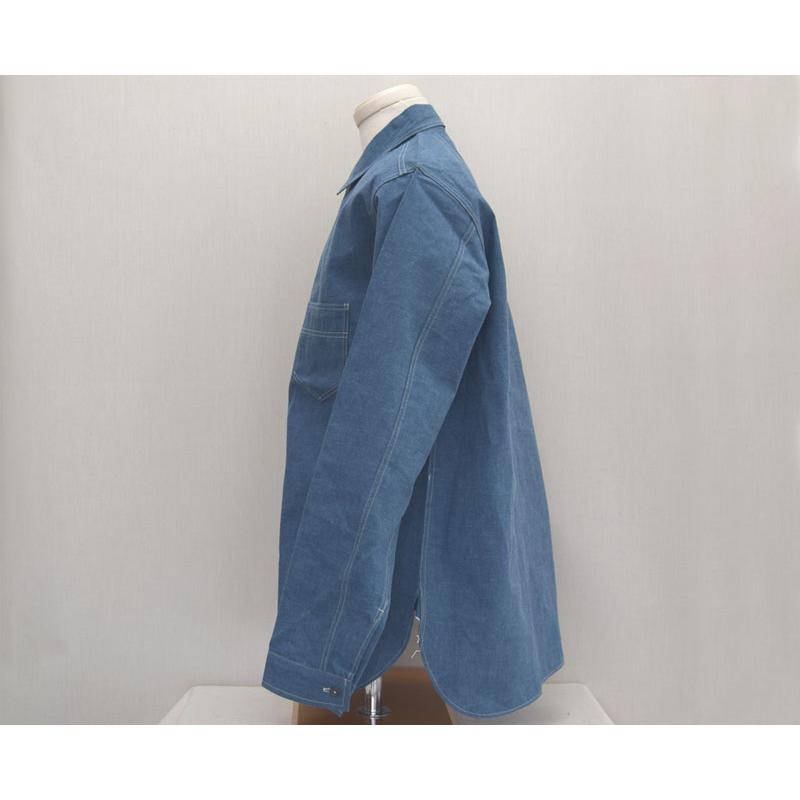 WAREHOUSE ウエアハウス PULLOVER CHAMBRAY SHIRTS NVY lot 3059
