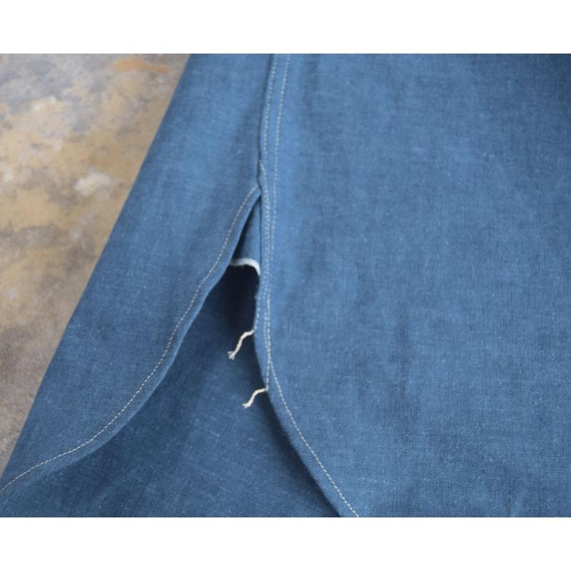 WAREHOUSE ウエアハウス PULLOVER CHAMBRAY SHIRTS NVY lot 3059