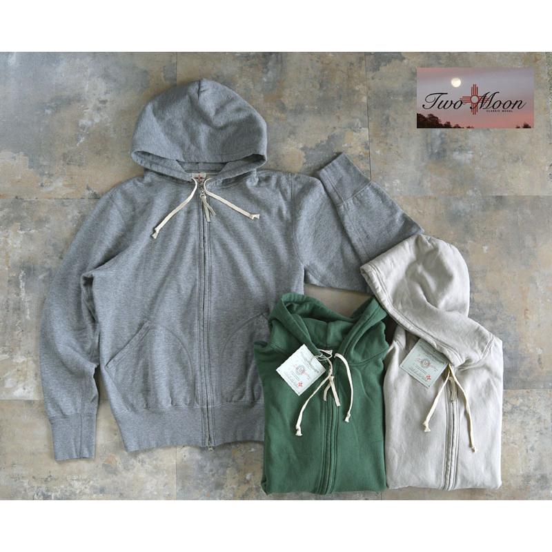 TWO MOON トゥームーン スウェット 10191 Light Weight Full-Zip