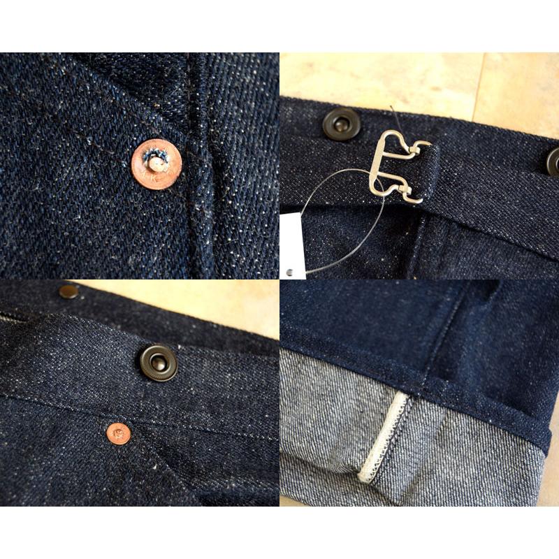 中国墨　3点セット WAREHOUSEウエアハウス 1910〜1915 No3 WAIST OVERALLS デニム