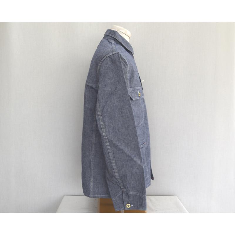 WAREHOUSE ウエアハウス ジャケット INDIGO PINCHECK CHANGE BUTTON