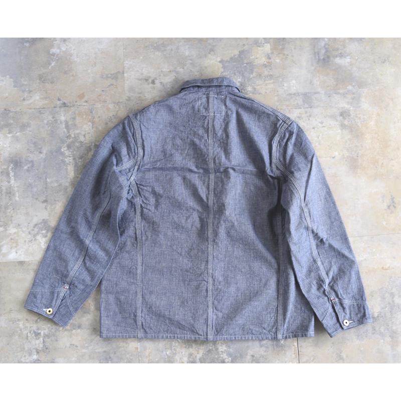 WAREHOUSE ウエアハウス ジャケット INDIGO PINCHECK CHANGE BUTTON