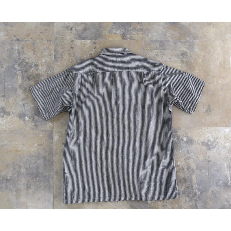 WAREHOUSE ウェアハウス OPEN COLLAR SHIRTS Lot 3091 S/S ストライプ