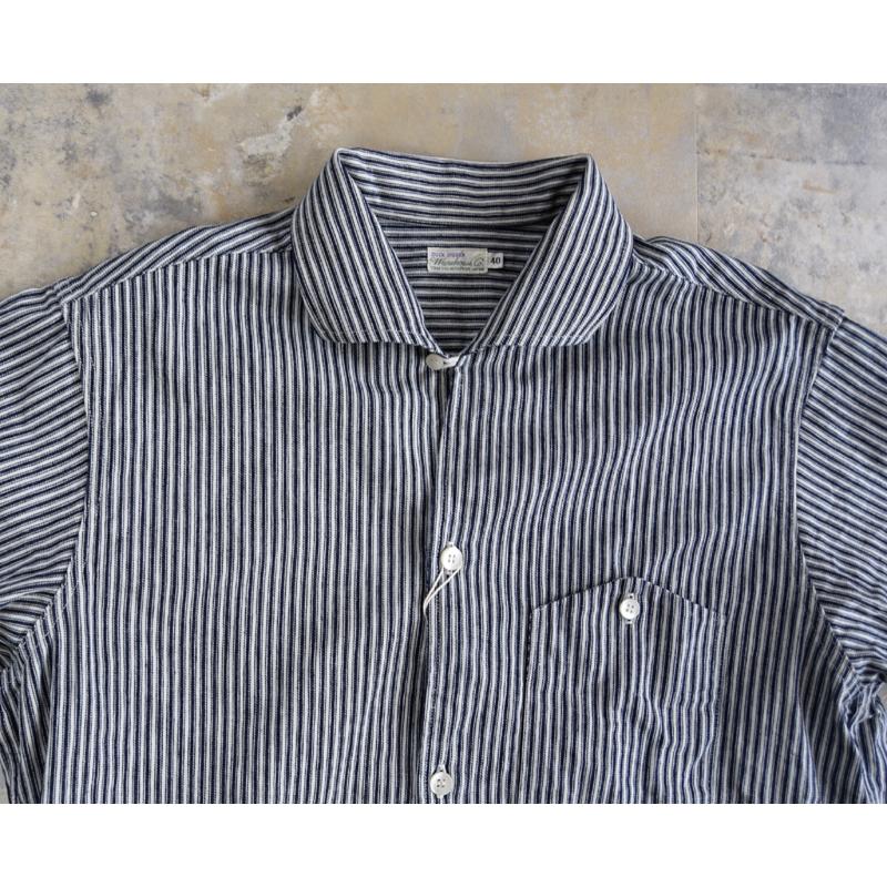 WAREHOUSE ウェアハウス OPEN COLLAR SHIRTS Lot 3091 S/S ストライプ