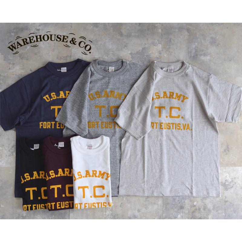 WAREHOUSE ウエアハウス Tシャツ Lot.4601 FORT EUSTIS 2025【T.C 