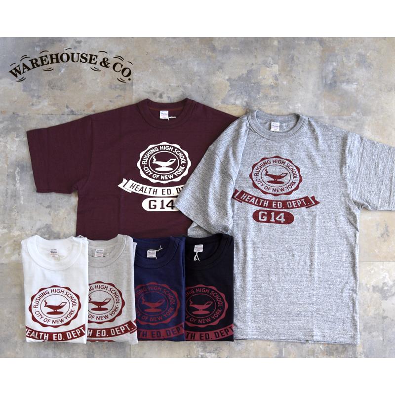 WAREHOUSE ウエアハウス Tシャツ Lot.4601 FLUSHING 【G14】 : TAKE 