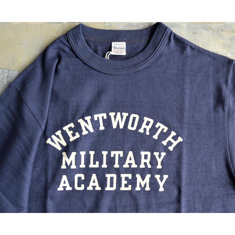 WAREHOUSE ウエアハウス Tシャツ Lot.4601 MILITALY ACADEMY