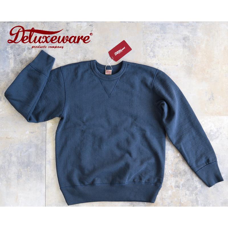 DELUXEWARE デラックスウエア スウェット S101-00/S.NAVY : TAKE OFF