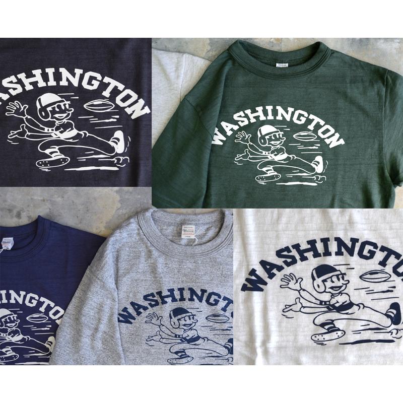 WAREHOUSE ウエアハウス Tシャツ Lot.4601 WASHINGTON【ラグビー】2025