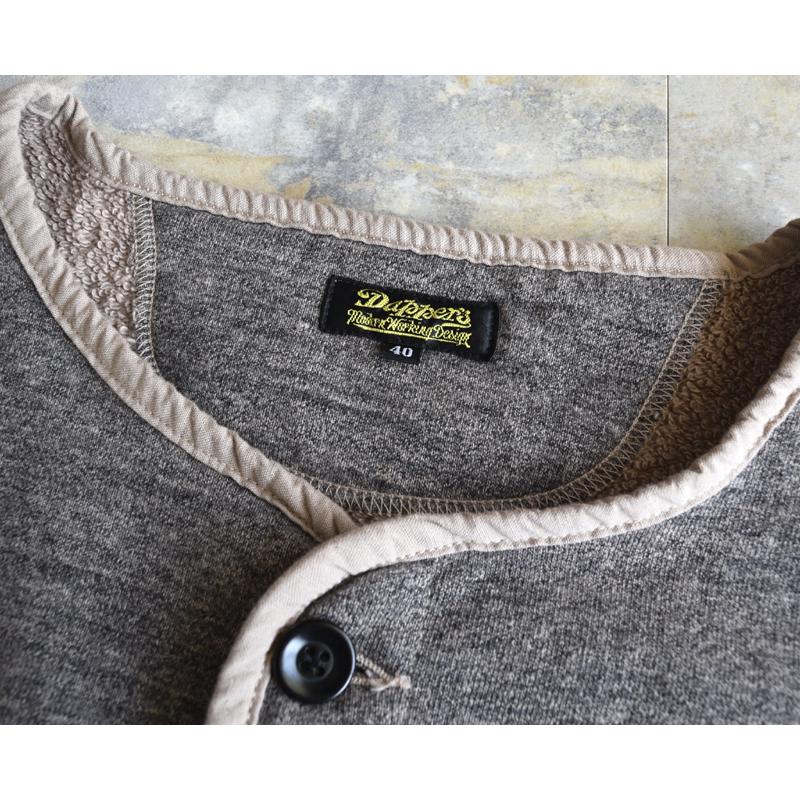 Dapper's ダッパーズ スウェットカーディガン 40's Military Style
