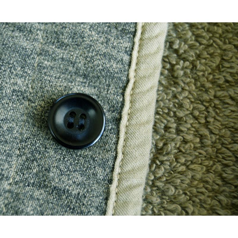 Dapper's ダッパーズ スウェットカーディガン 40's Military Style