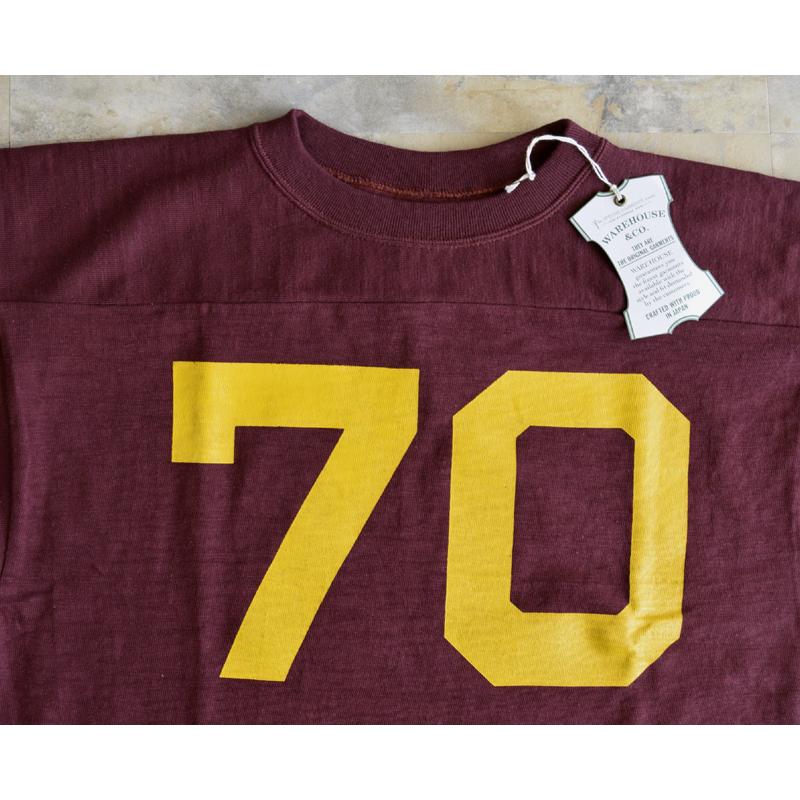 WAREHOUSEウエアハウス 4063 7分袖フットボールT FOOTBALL【NO.70