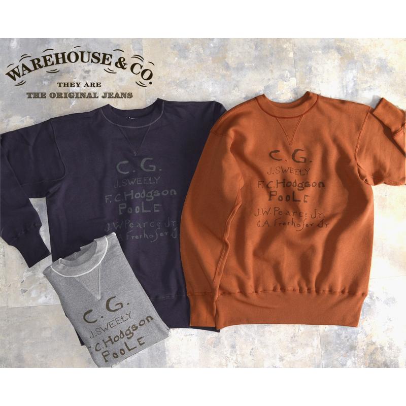 WAREHOUSE ウエアハウス スウェット Lot 403 【CG】 : TAKE OFF - 通販